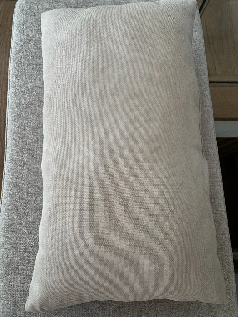 Outdoor Embroidered Floral Branch Lumbar Pillows - Set of 2, Beige with Green